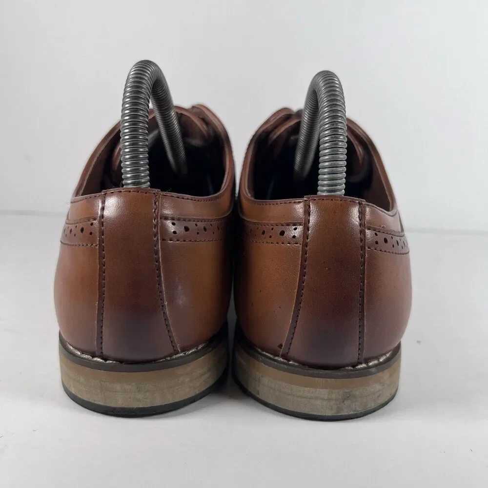Stacy Adams Kids Dickinson Lace Up Cap Toe Oxford Dress Shoes Youth Size 5